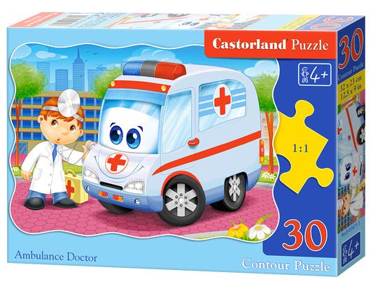puzzle médecin ambulance 30pc
