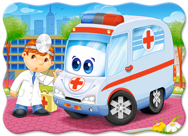 puzzel ambulance doctor 30pc