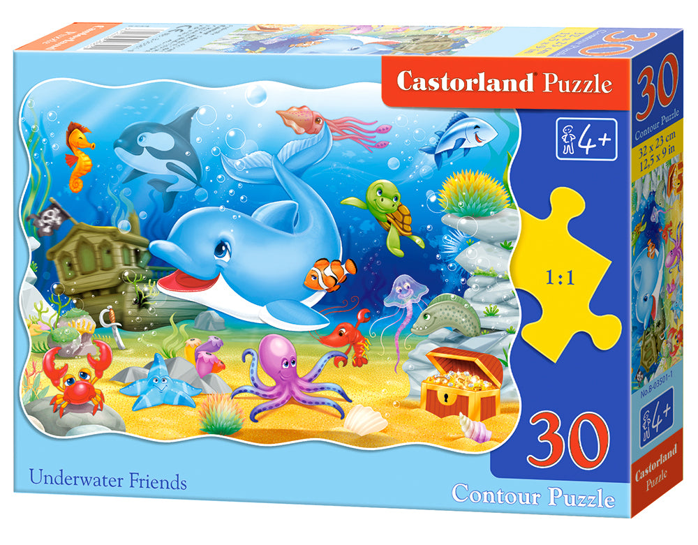 puzzel underwater friends 30pc