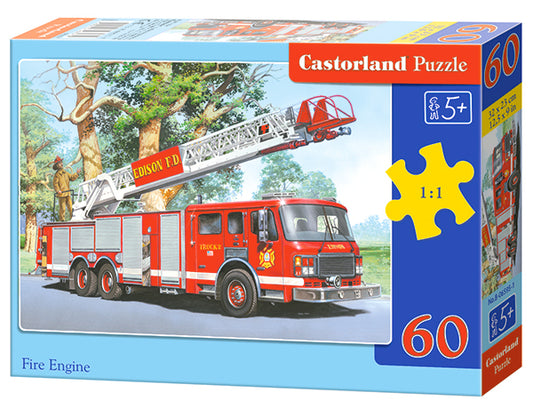 puzzel brandweerwagen 60pc