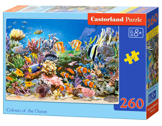 puzzel in karton 260pc de kleuren van de oceaan