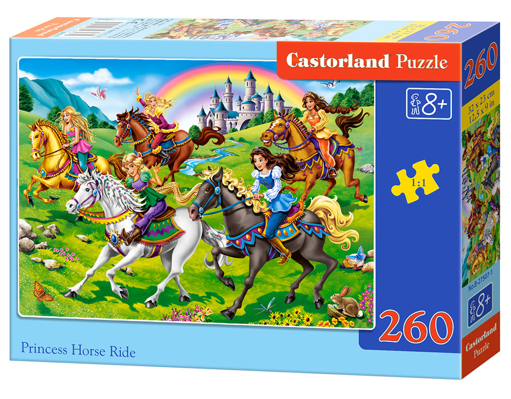 puzzel princess horse ride 260pc