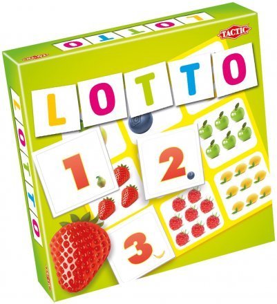 Lotto met cijfers en fruit  - Le lotto avec chiffres et fruits