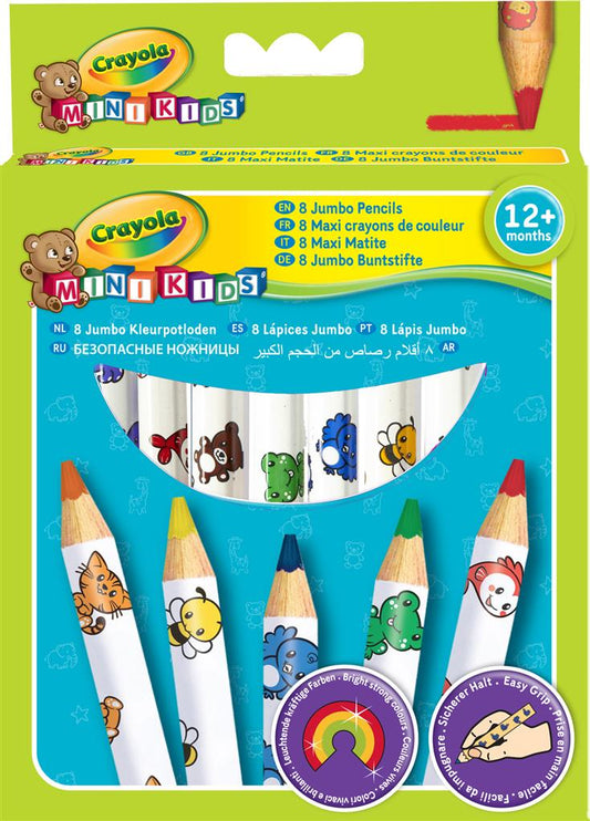 8 mini crayola pour enfants épais