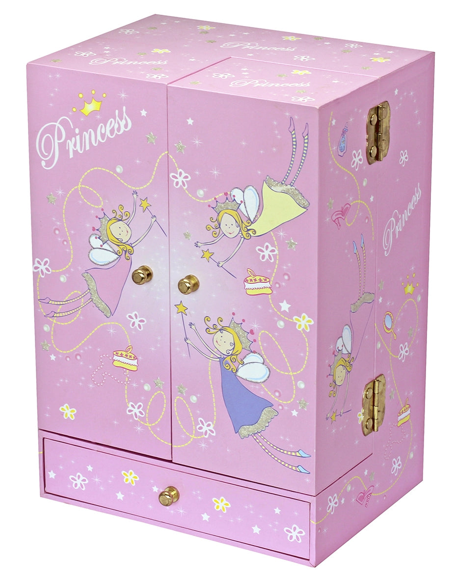 juwelenkistje kastje met muziek"prinses"Groot - boîte à bijoux commode avec musique "Princesse"
