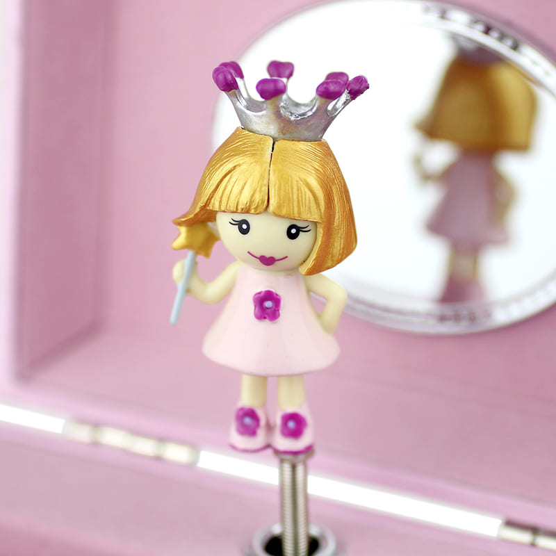 spaarpot- juwelenkistje prinsessen roze - tirelire  coffret à bijoux musique princesse rose