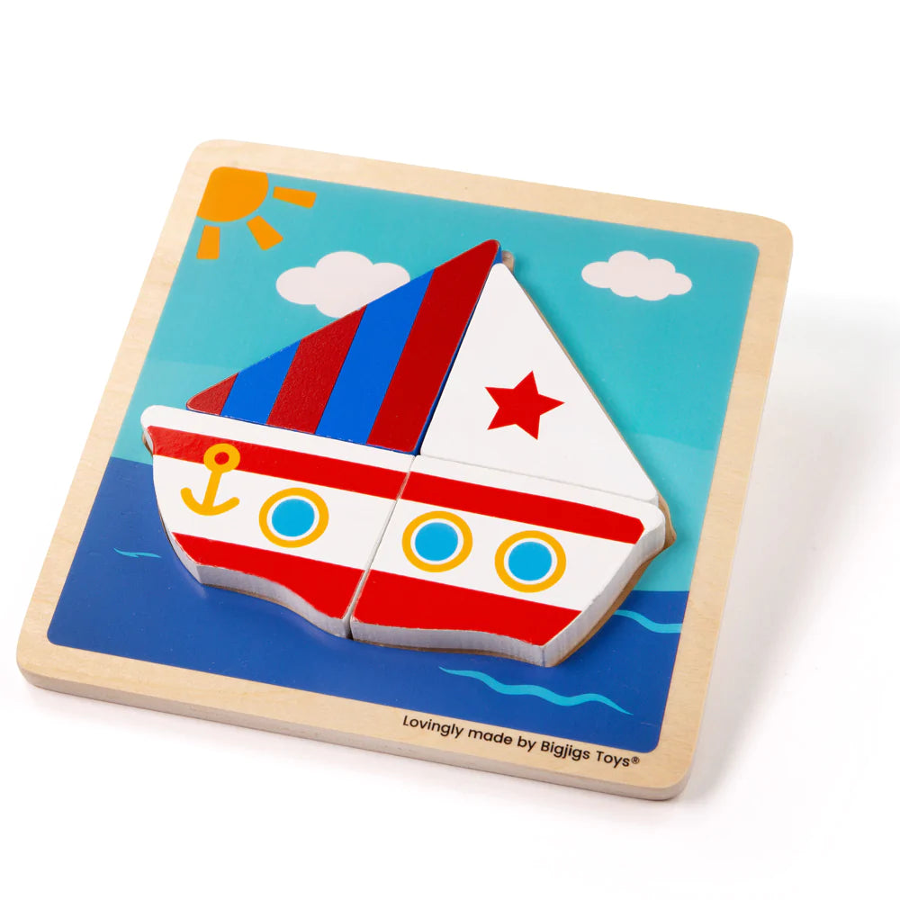houten puzzel boot eerste leeftijd - puzzel en bois bateau pour la première age