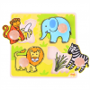puzzle avec boutons thème safari - puzzle pour la première âge thème safari