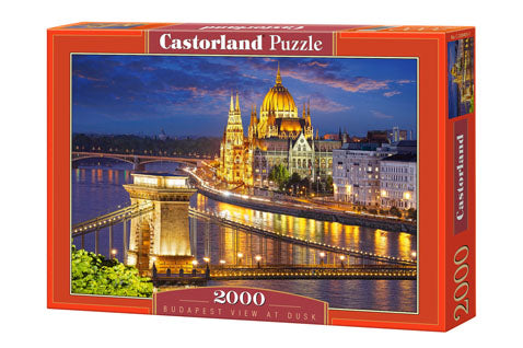 puzzle vue de budapest au crépuscule 2000pc