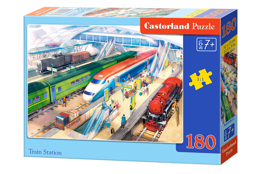 puzzel train station 180pc