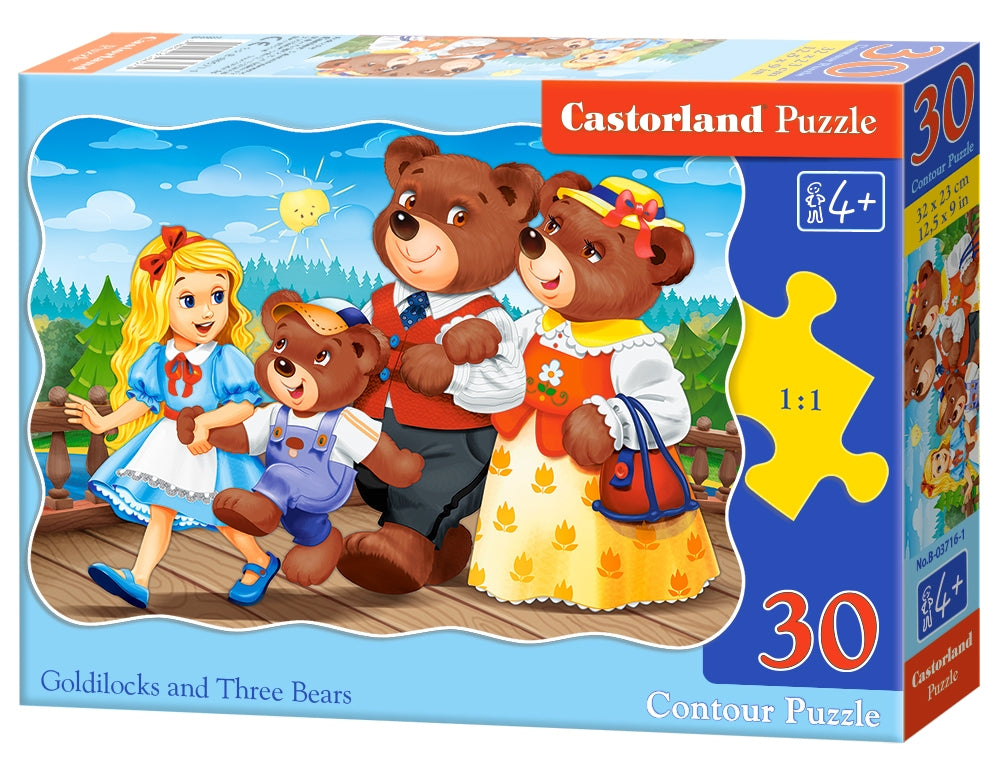 puzzle Boucle d'or et trois ours 30pc