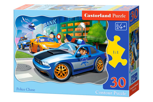 puzzel police chase 30pc