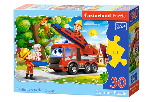 puzzel firefighters to the rescue 30pc