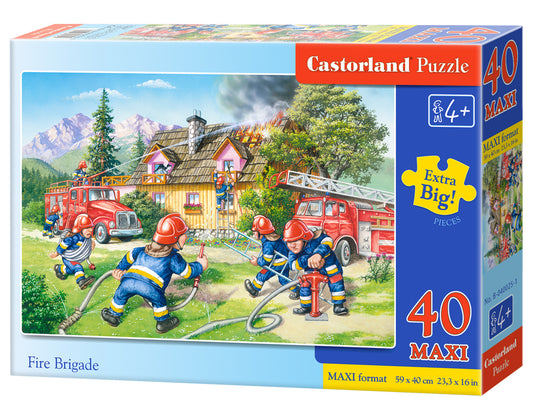 puzzle pompiers MAXI 40pc