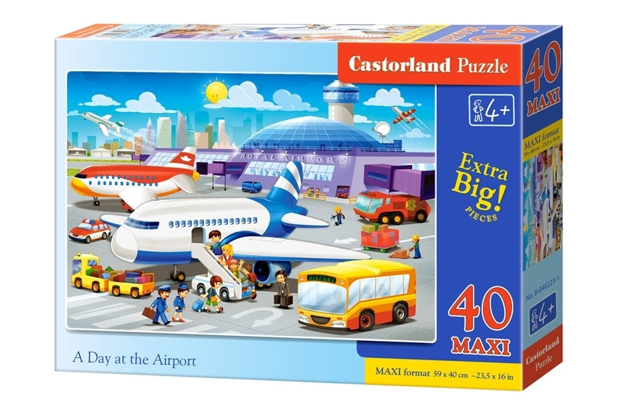 puzzel a day at the airport  MAXI 40pc