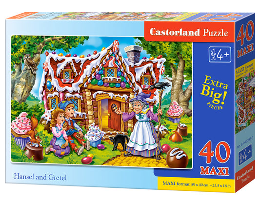 puzzel hansel and gretel MAXI 40pc