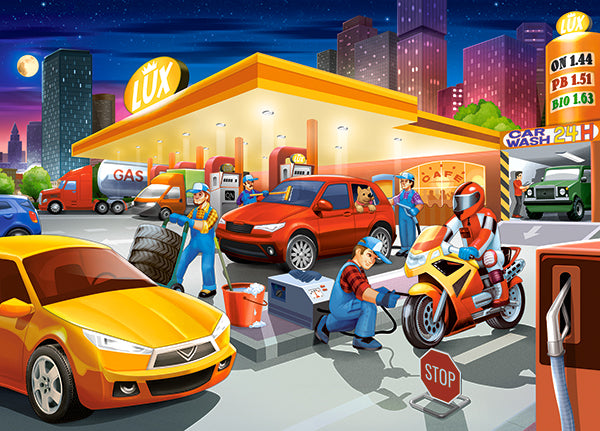 puzzel gas station 60pc