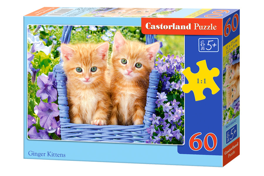 puzzle chatons gingembre 60pc