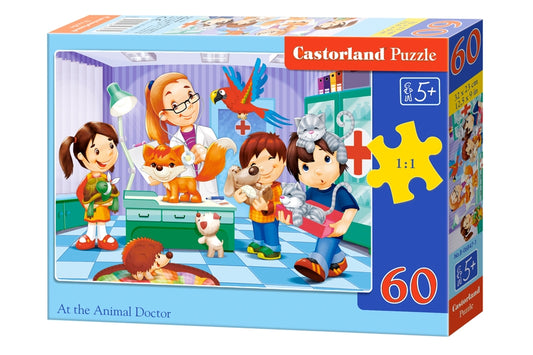 puzzel at the animal doctor 60pc