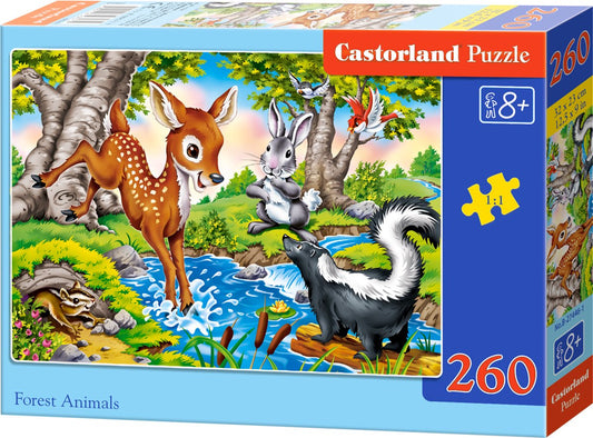 Puzzel in karton 260pc Forest Animals