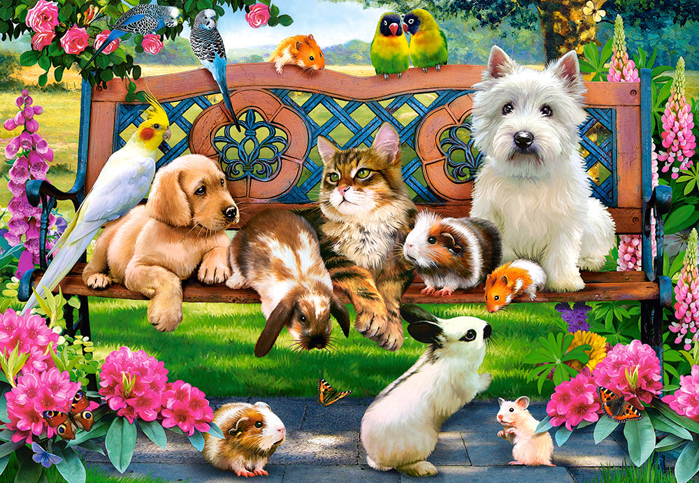 Puzzel pets in the park 1000pc