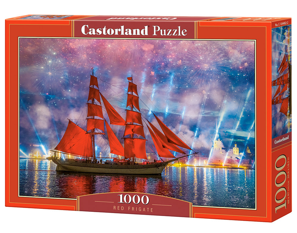 Puzzel red frigate 1000pc