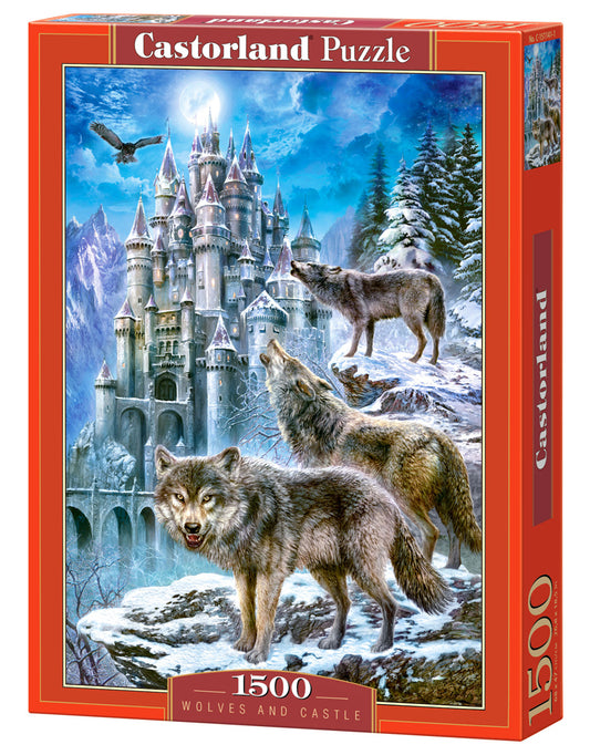 puzzel Wolves and Castel 1500pc