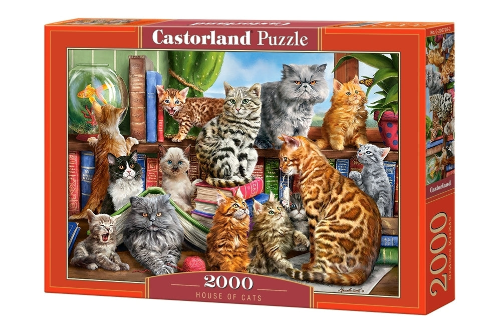 puzzle maison des chats 2000pc