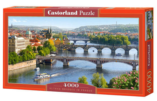 puzzel vltava bridges in prague 4000pc