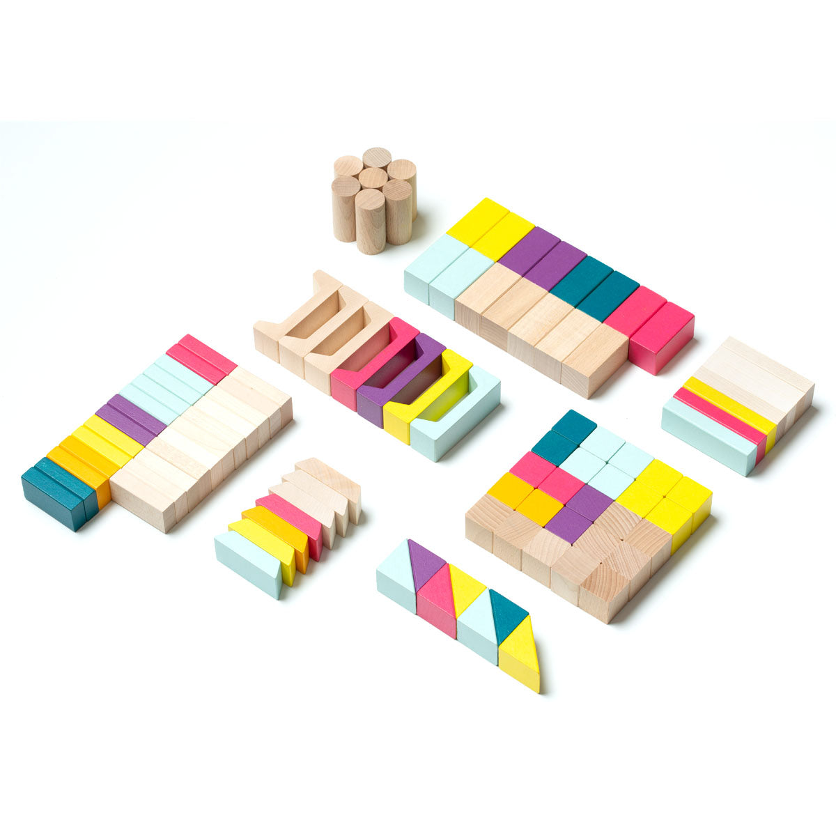 set van 100 blokken - cubika 1 - set de 100 blocs