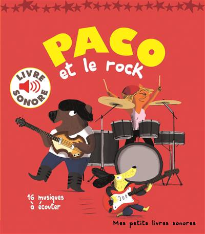livre sonore paco et le rock FRA