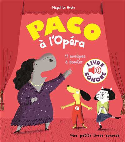 livre sonore paco à l'opéra FRA