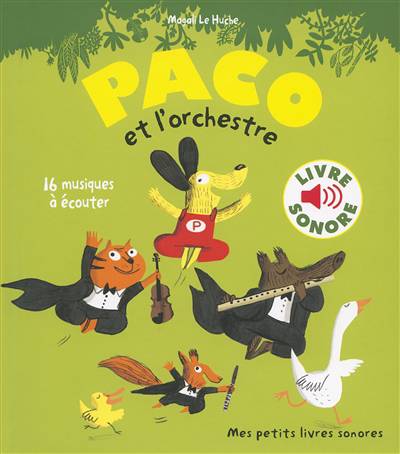 livre sonore paco et l'orchestre FRA