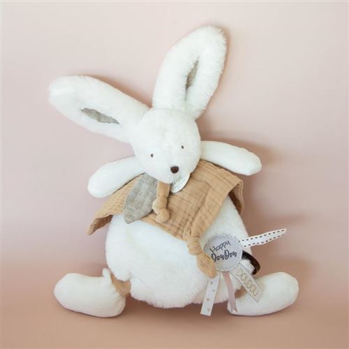 knuffel konijn - happy wild 25CM - doudou lapin