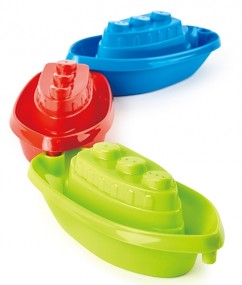 set van 3 bootjes badspeelgoed - set de 3 petits bateaux pour bain