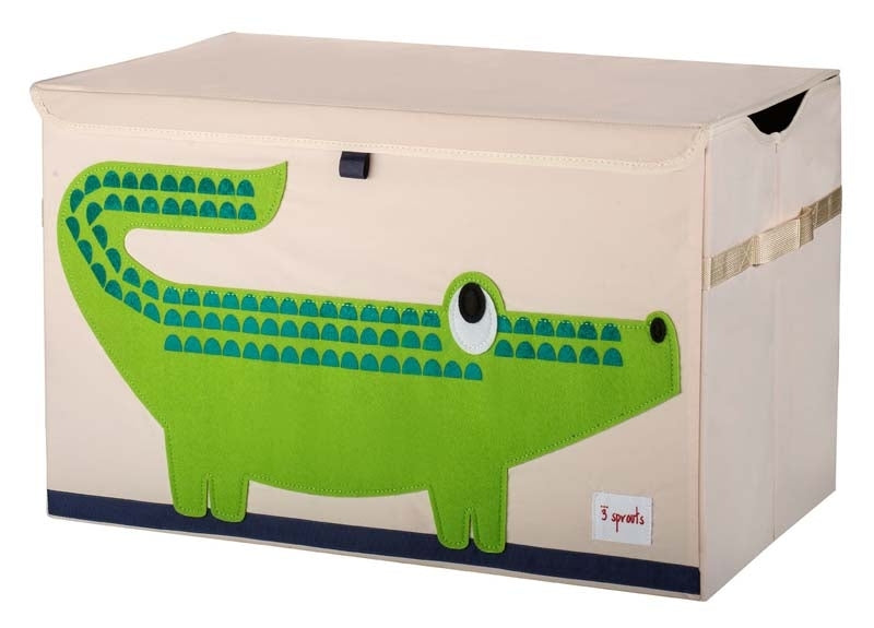 speelgoedkoffer krokodil - coffre à jouets crocodile