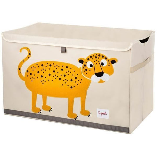speelgoedkoffer luipaard - coffre à jouets leopard
