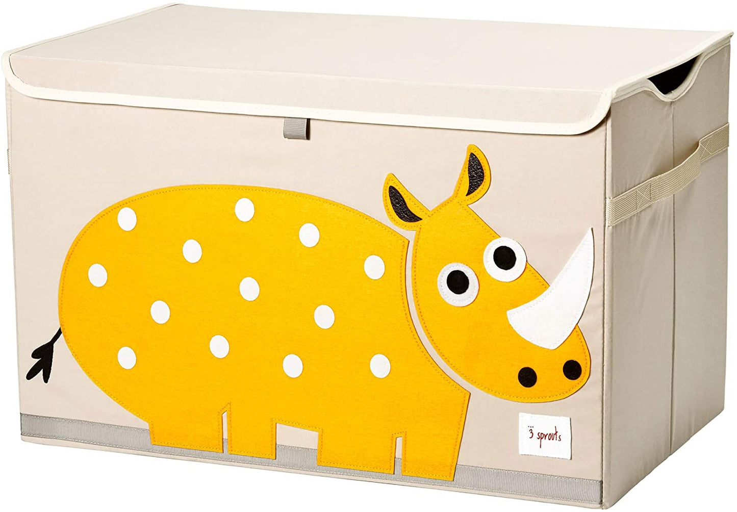 speelgoedkoffer neushoorn - coffre à jouets rhino