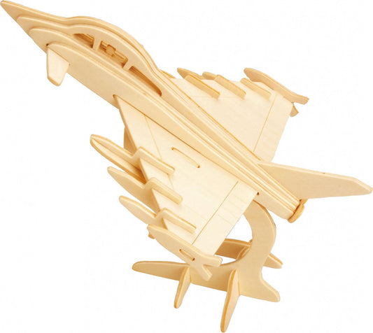 houten 3D puzzel straaljager - 3D gepetto's battleplane - puzzle en bois 3D avion de combat