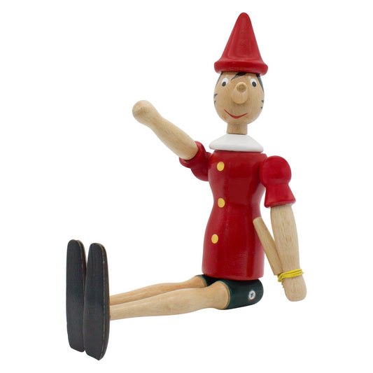 pinokkio in hout - 38cm - pinocchio en bois