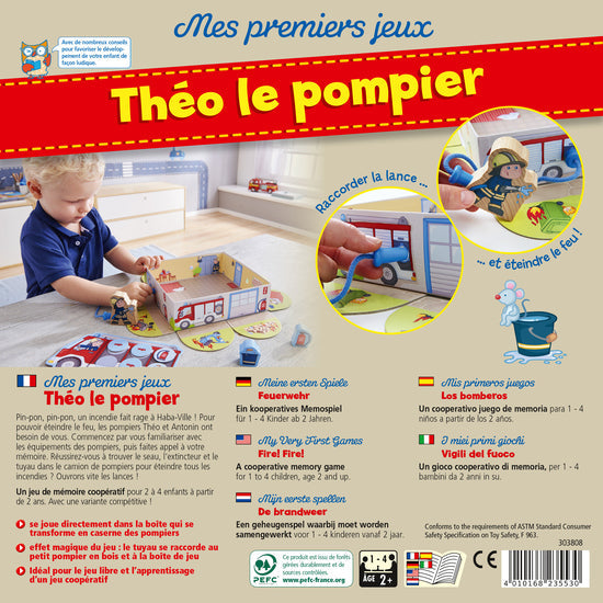 Theo le pompier, mes premiers jeux FRA