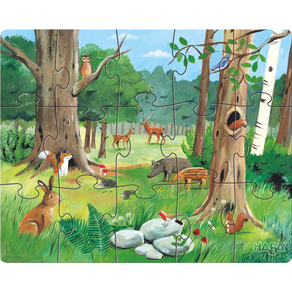 set van 3 puzzels dieren - set de 3 puzzles animals
