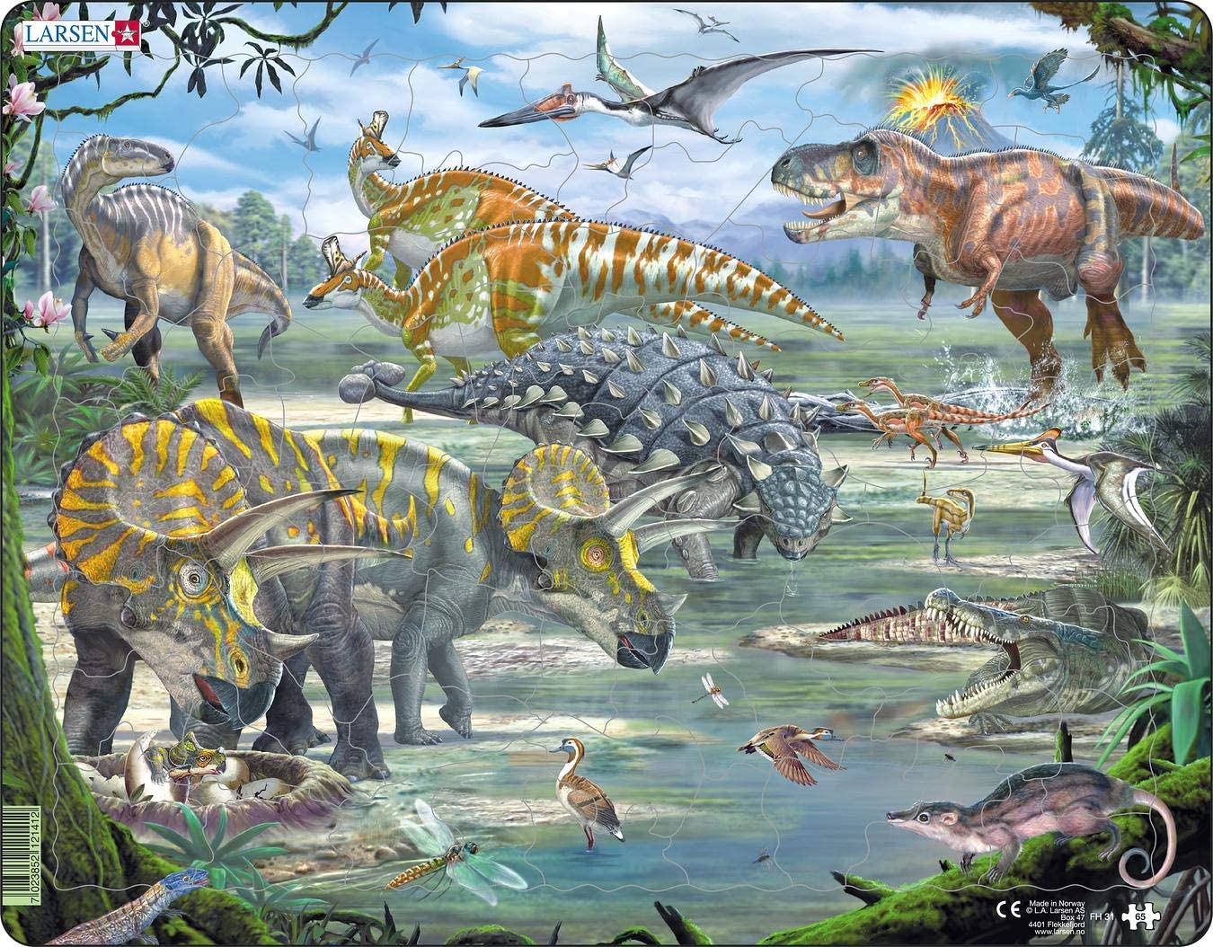 maxi puzzel dinosaurussen - maxi puzzle les dinosaures