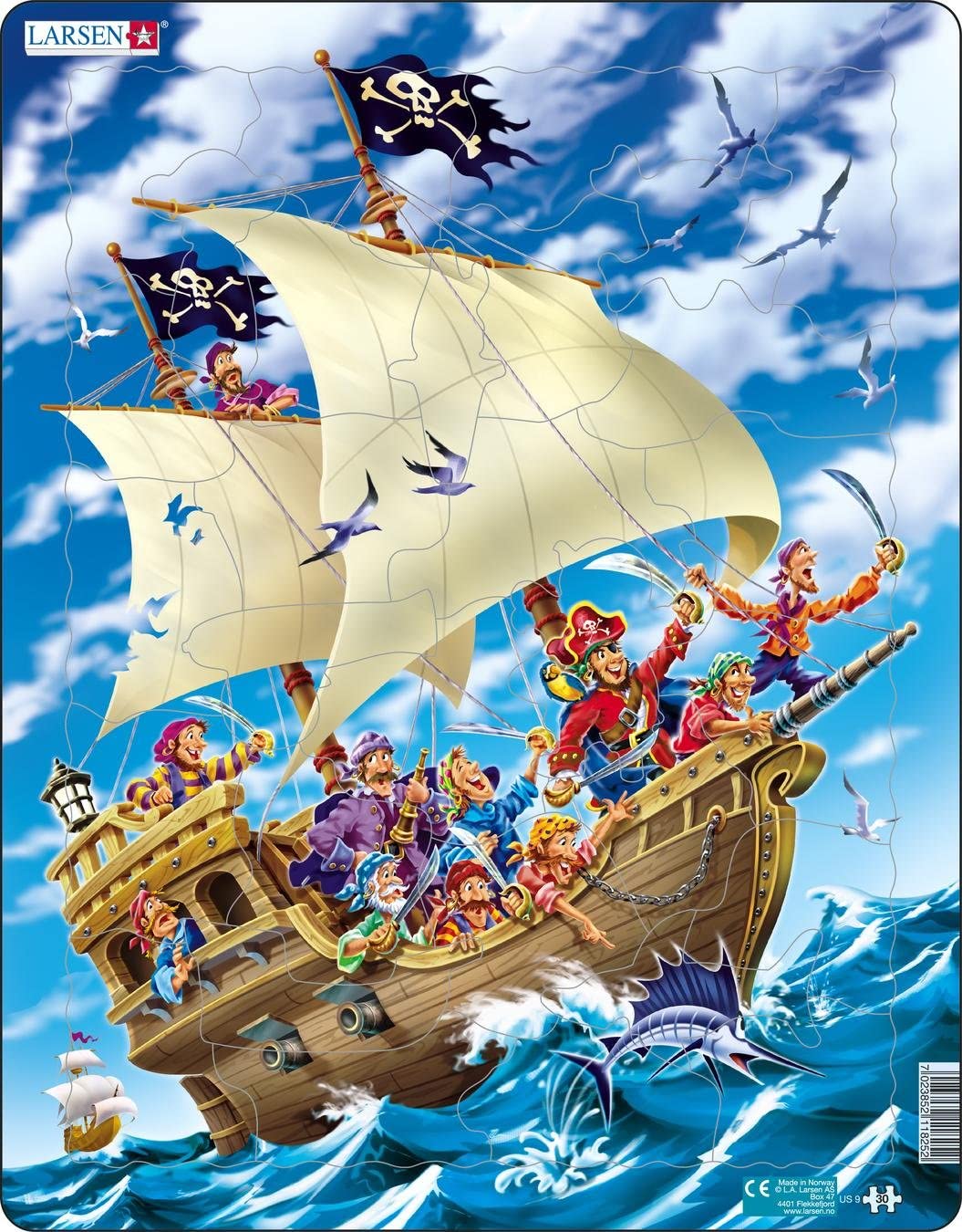 maxi puzzel piraten inval 30st- maxi puzzle raid des pirates 30pc
