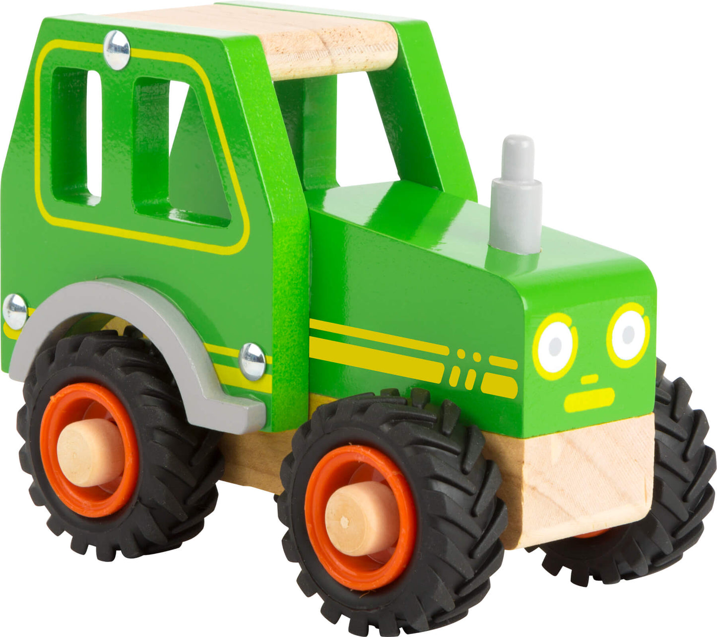 houten tractor - tracteur en bois