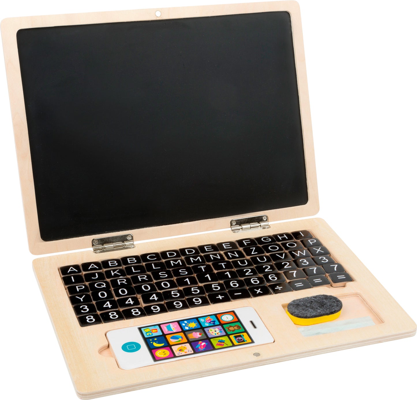 laptop in hout - ordinateur portable en bois
