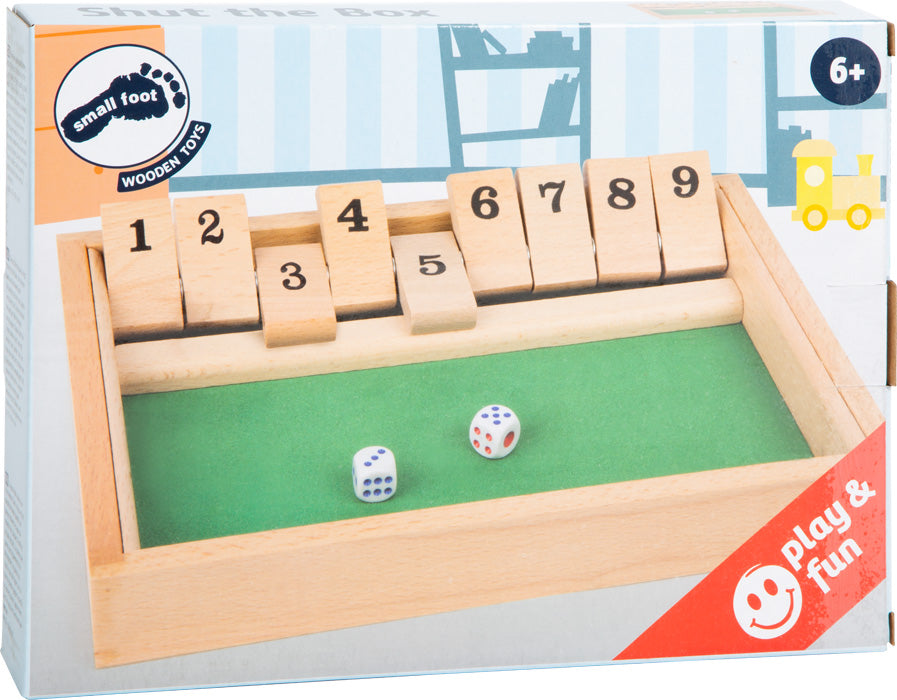 shut the box met cijfers - fermez la boîte avec les chiffres