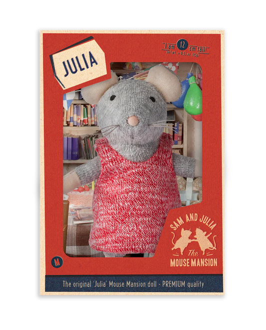 het muizenhuis knuffel muis Julia - la maison des souris peluche souris Julia