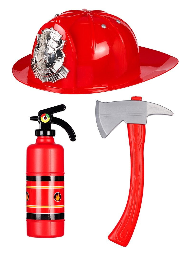 ensemble de costume de pompier - set de déguisement pompier