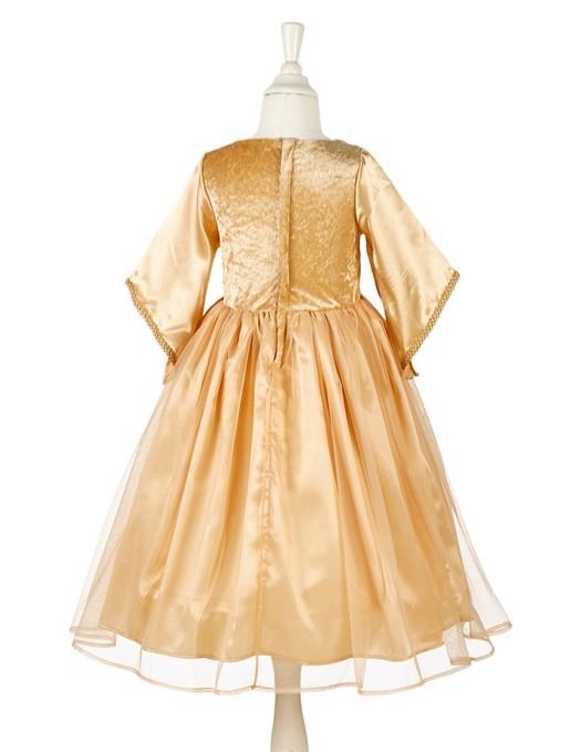 ensemble de costumes robe de soirée dorée Elisabeth